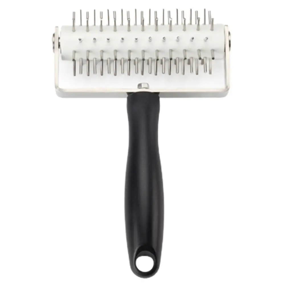 Dough Roller Puncher Roller with Stainless Steel Wheel Plastic Handle Pizza Dough Roller Pastry Piercing Tool for Baking Pizza