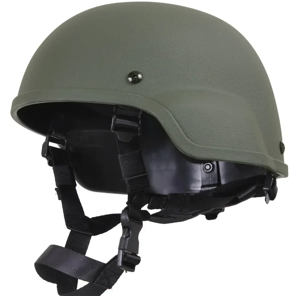 ACH MICH 2000 MICH2000 Helm Sederhana Pelindung Kepala Perlengkapan Pelindung Menembak Airsoft Mendaki Berburu Permainan Perang Tempur Bersepeda