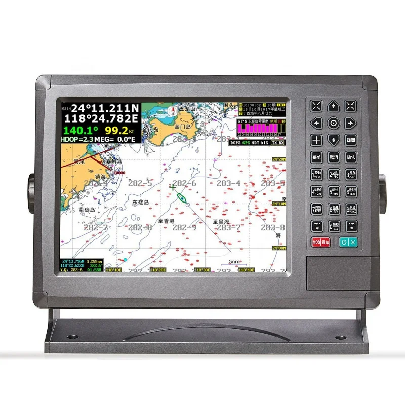 Manufacture Cheap 10 Inch Waterproof GPS Marine Navigator