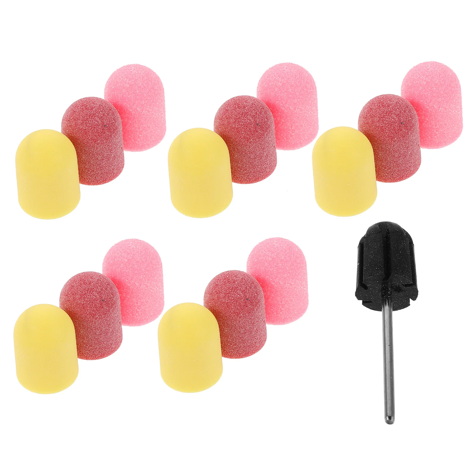 1 set voor elektrische boormachine Fijne korrel Pedicure Manicure Vormgeven Polijstgereedschap Gladde voeten Draagbare set Schuren voor nagelboor