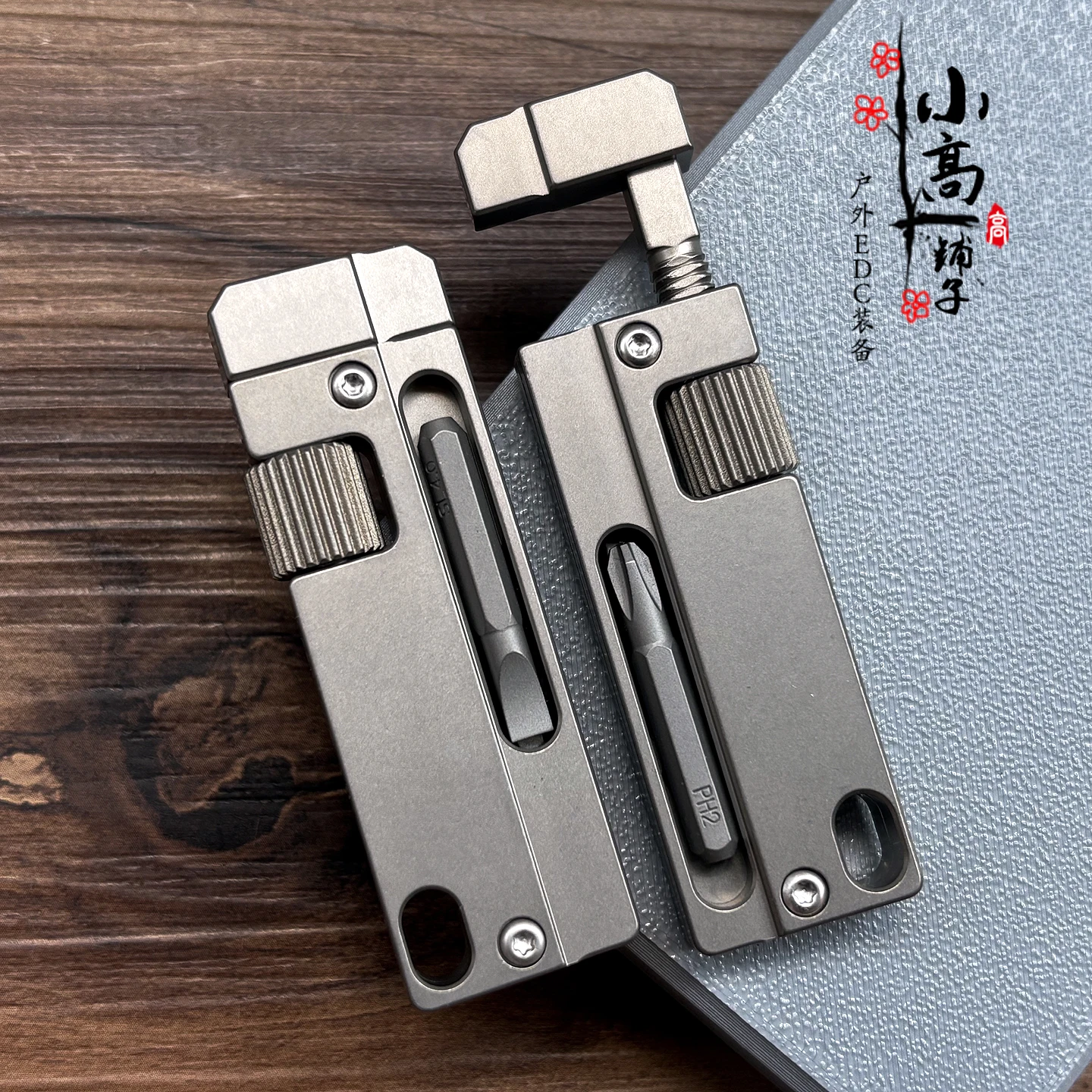 

1 шт., многофункциональный разводной ключ из титанового сплава EDC, портативный велосипедный многофункциональный инструмент, отвертка