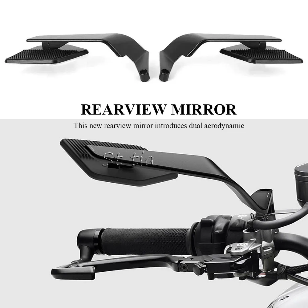 

Алюминиевое зеркало заднего вида для мотоцикла DUCATI Monster 696 797 821 950 StreetFighter V2 V4 Hypermotard 950 XDiavel S, боковое зеркало