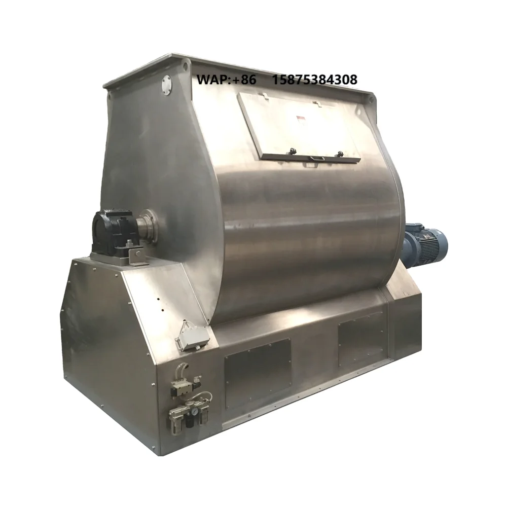 New 500kg Per Batching Paddle Mixer Livestock Poultry Farm Feed Processing Mixing Machine