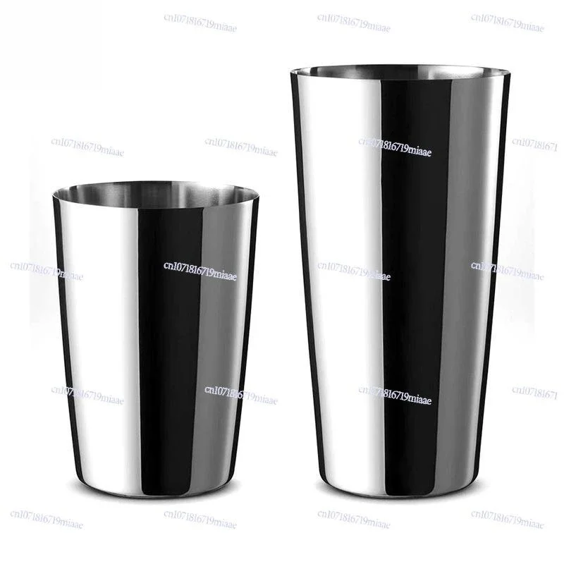 

Bartender Mixer Glass Stainless Steel Shaker Professional High Mirror Bar Tool