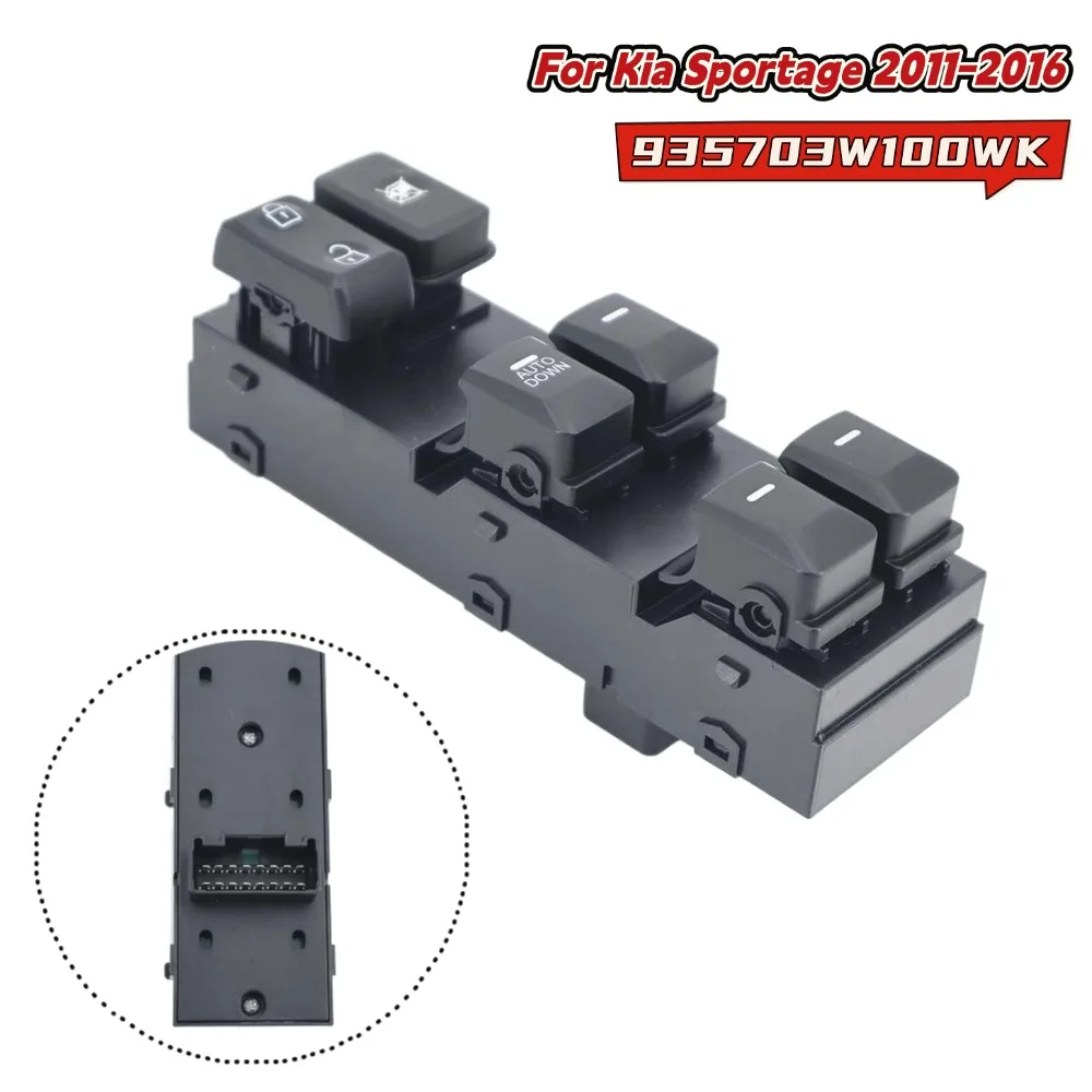 Front Left Window Power Switch 93570-3w100wk For For Sportage 2011 2012 2013 2014 2015 2016 Car Interior Panel Parts