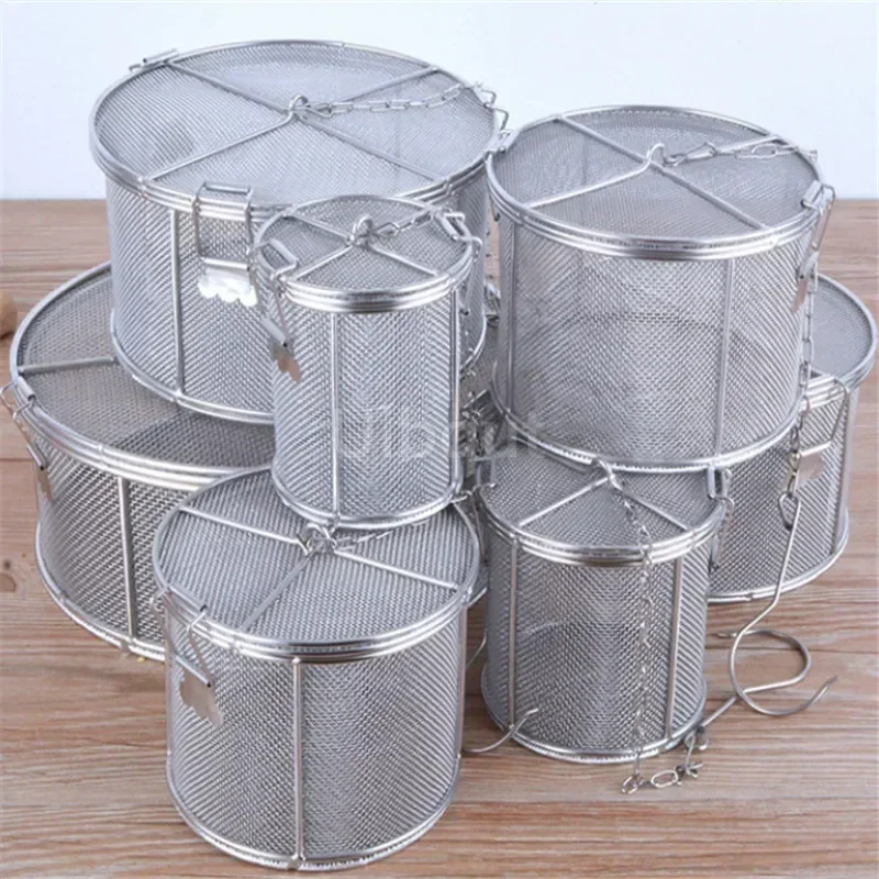 Stainless Steel Seasoning Ball Halogen Material Ball Soup Bag Filter Tea Locking Flavor Treasure Leaf Spice Colander