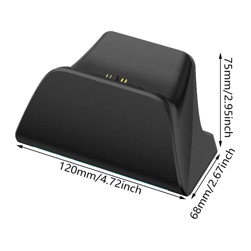 قاعدة شحن سريعة لجهاز P5 Gamepad حامل شحن وحدة تحكم واحدة مع إمكانية الشحن السريع