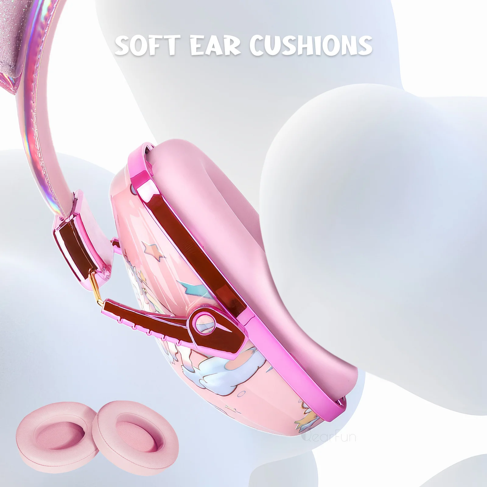 Cute Unicorn Kids Ear Protection Safety Ear Muffs Noise Reduction Ear Defenders Children Hearing Protectors Christmas Kid Gifts