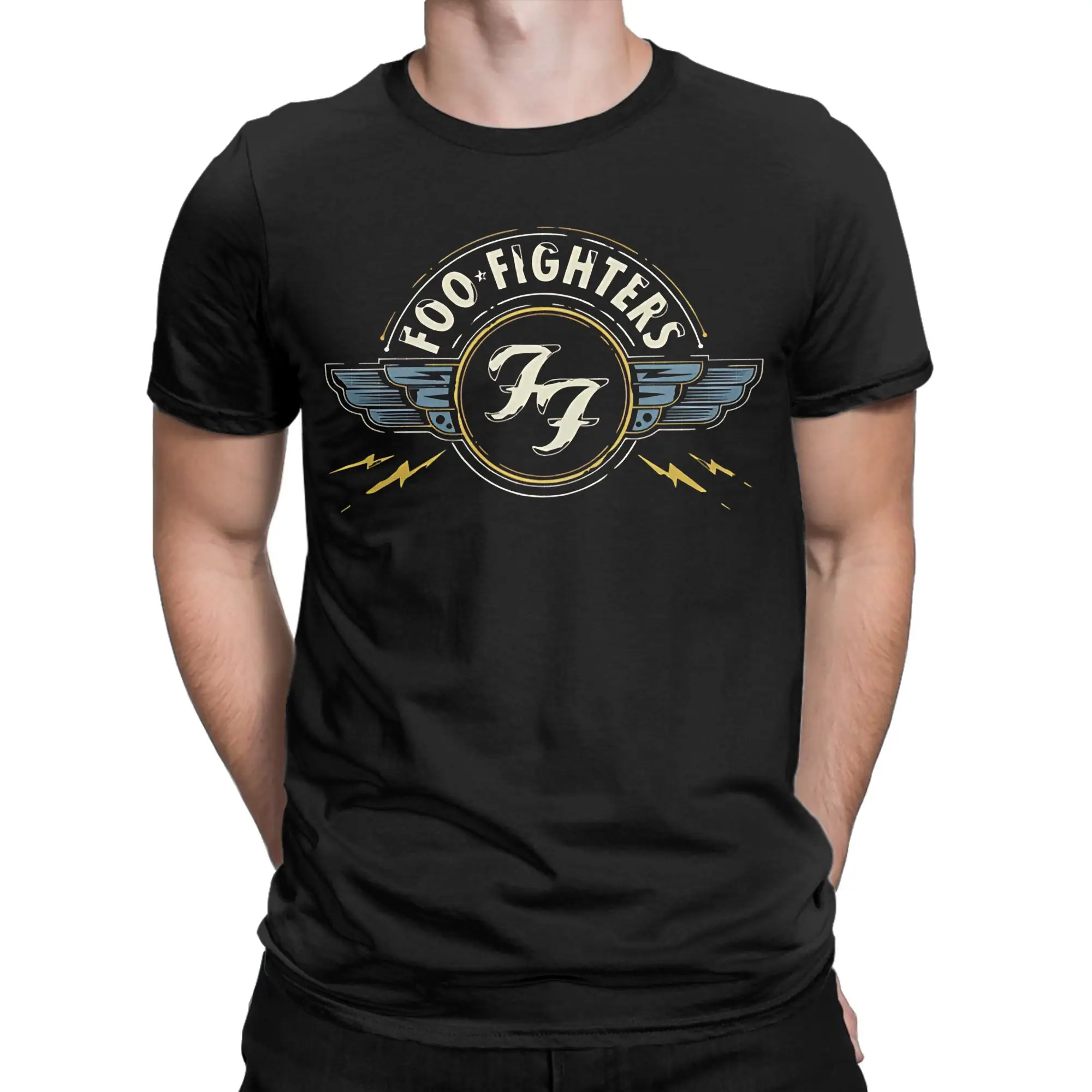 You're dreaming 100 Cotton T-Shirt For Adult Summer F-Foo Band Fighters Graphic Awesome T-Shirts Tees Oversized Print Clothing