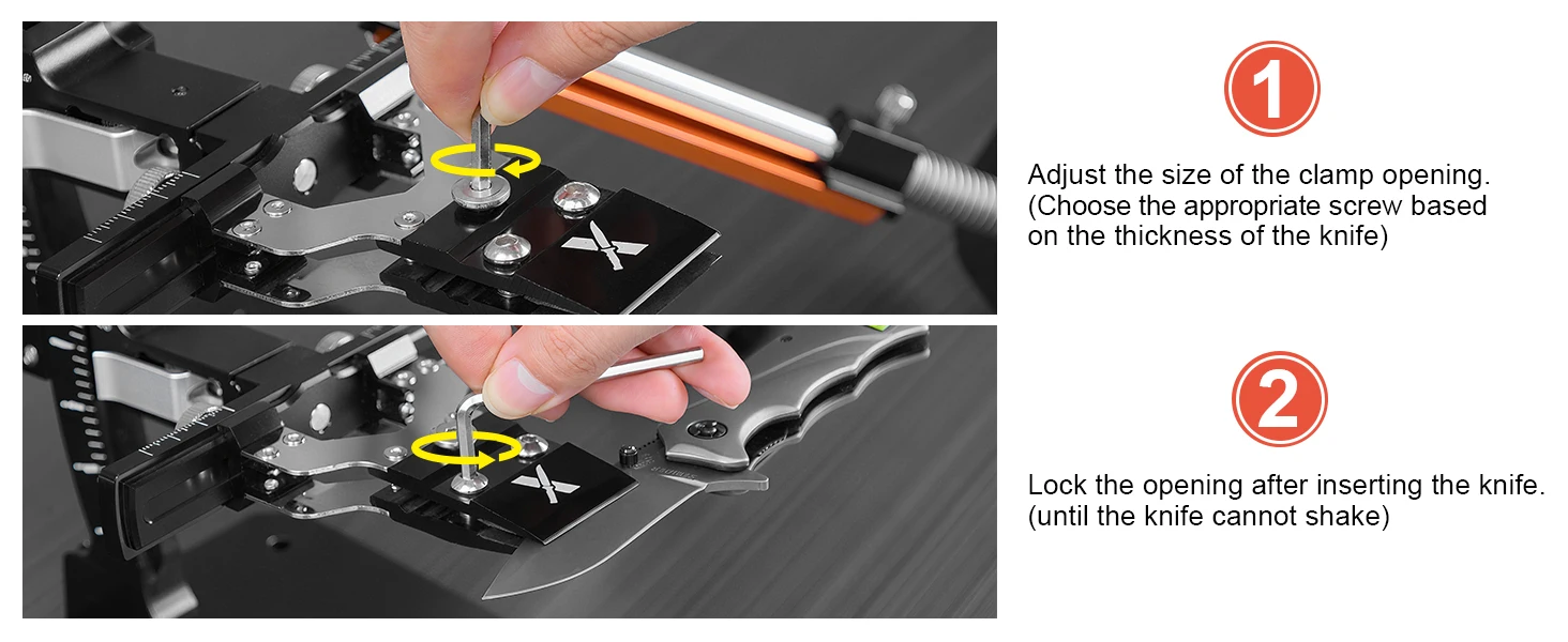 Center Y Clamp for GEN3 Knife Sharpening System,Fits Fixed Angle Sharpeners