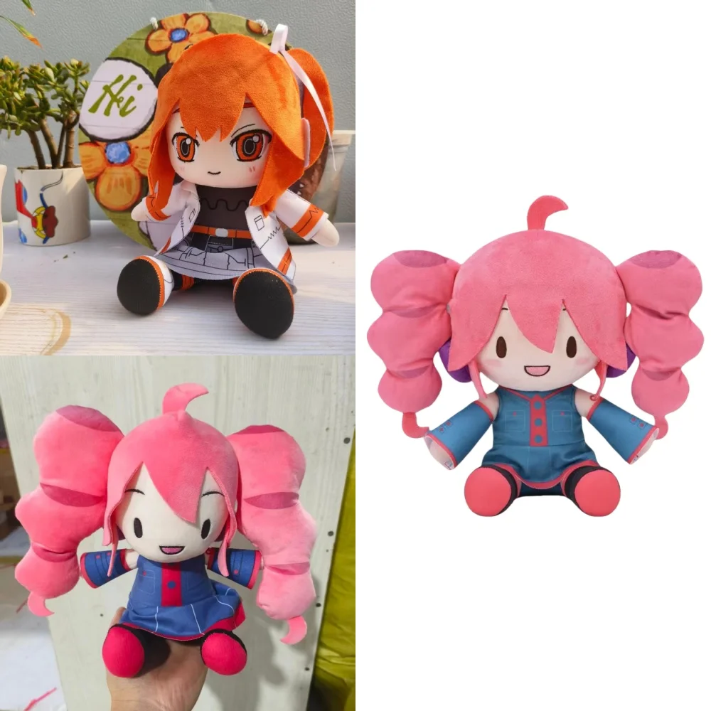 

New Anime Kasane Teto Cosplay 20CM Cute Plush Cotton Plushie Stuffed Pillow Birthday Gifts Girls