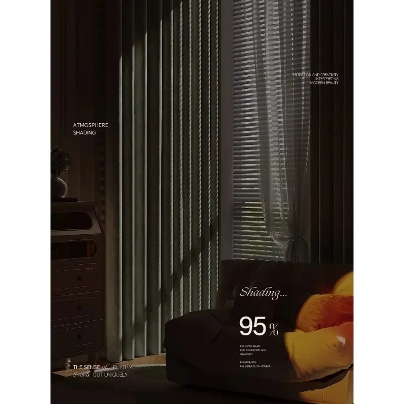 

French Chenille Light Luxury Blackout Curtains for Bedroom Living Room Elegant Home Decor Modern Luxury Drapes Custom Tulle