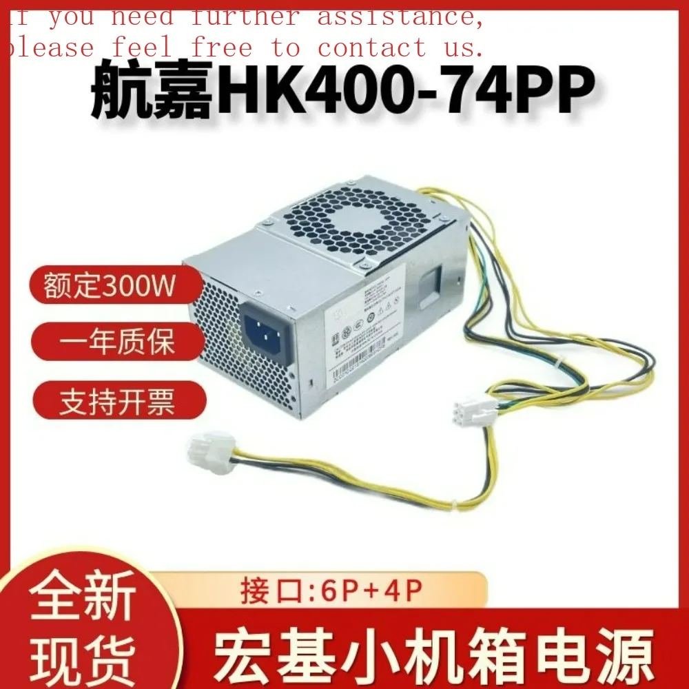 For Acer D850 X4660G Small Chassis 6 + 4 Pin Power Supply FSP300-10TGBAA HK400-74PP