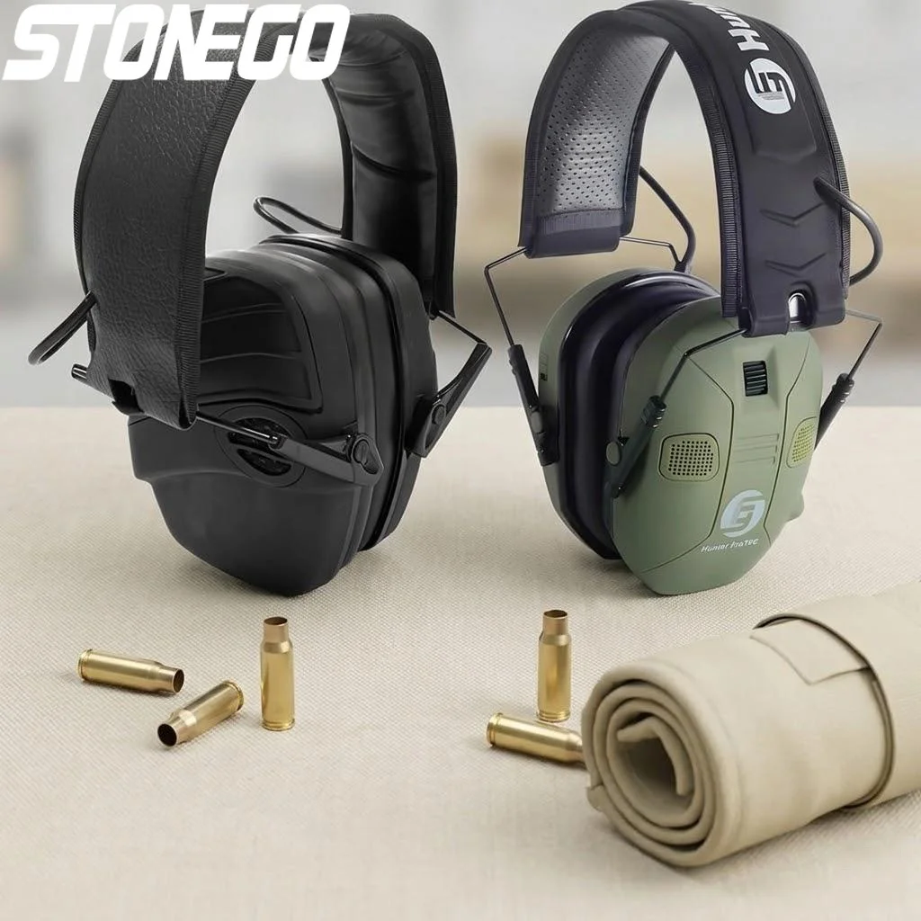 

Foldable Tactical Electronic Noise Cancelling Shooting Earmuffs Hearing Protection Headphones Safety Ear Muffs