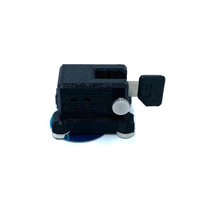 CW Morse Code Portable Single Paddle Automatic Key Morse Code Strong Magnetic Absorption Stable Base