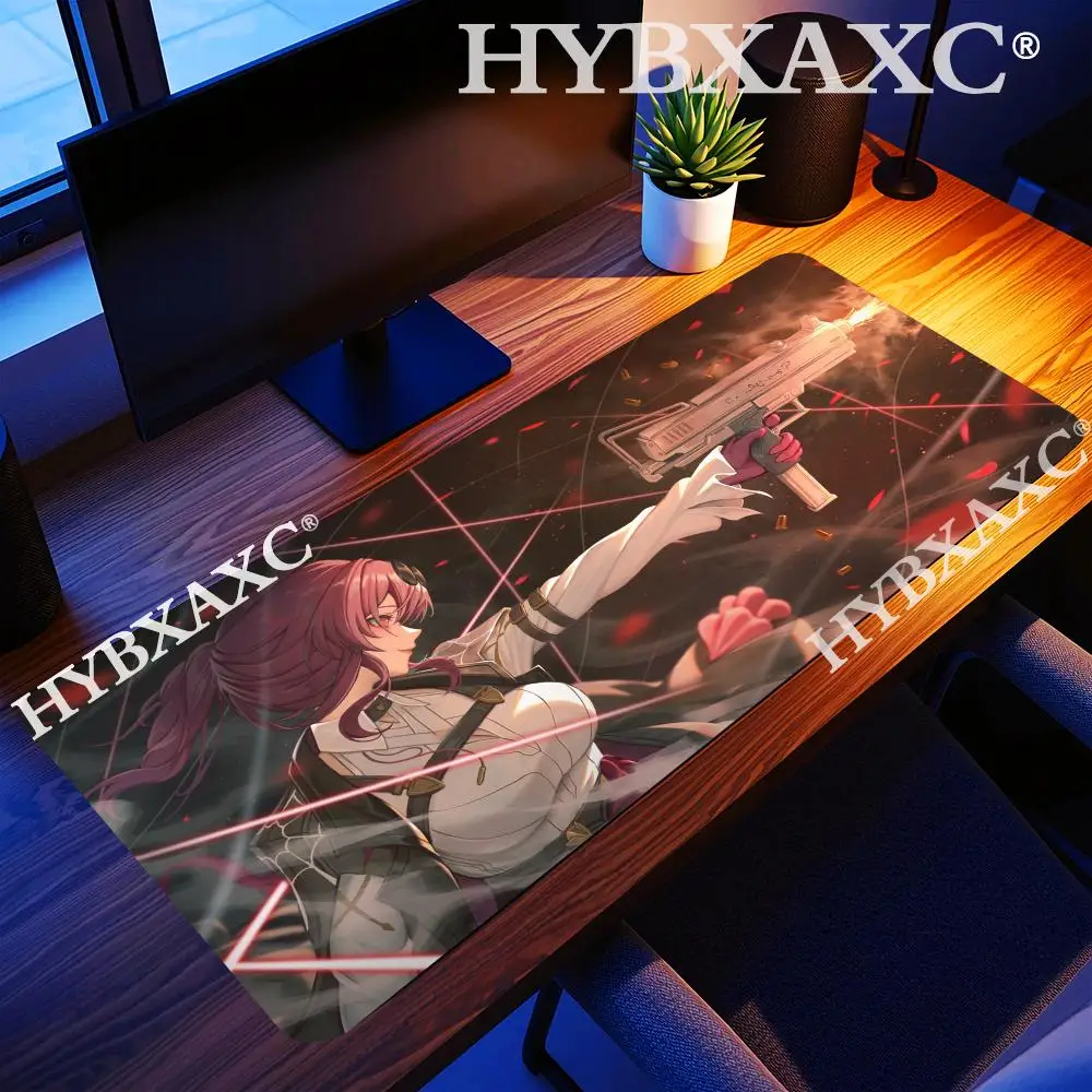 H-honkai Star Rail Kafka HYBXAXC Mouse Pad Durable Rubber Mouse Pad with Anti-Slip Base, Ideal for Daily Office Work and Gaming