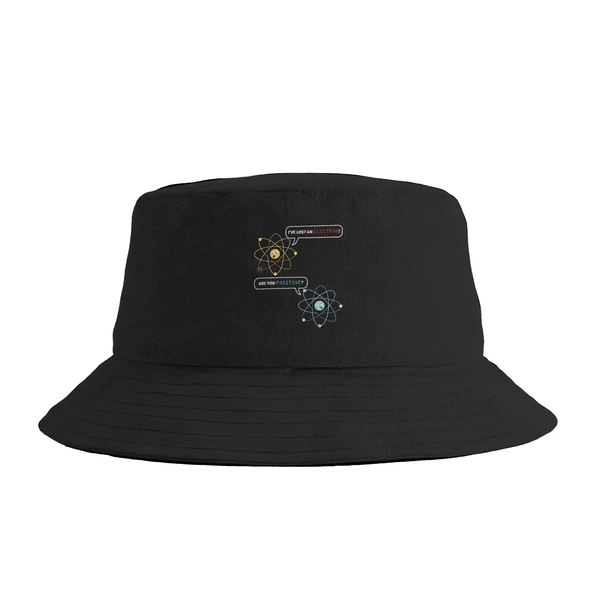 I Lost an Electron are You Positive Chemistry Joke Bucket Hat  Street Style Fisherman Caps For Unisex Retro Hunting Sun Hats