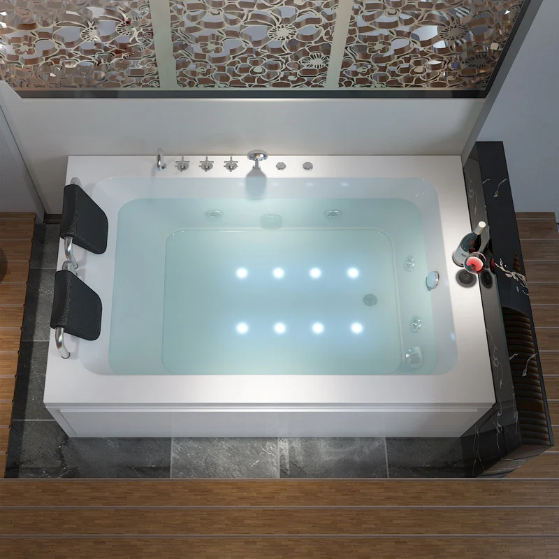 Jakozy for 2 Person whirlpool Bathtub Jakuzzy Spin Spa Bath Tube Indoor Bathtub whirlpool Yacuzzi Jacossi Function