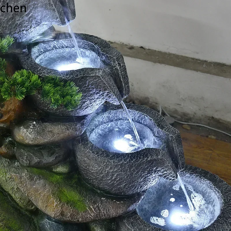 DSA Rockery Water Fountain Fish Pond Outdoor Garden Courtyard Circulating Ornament LandscapingDecoration