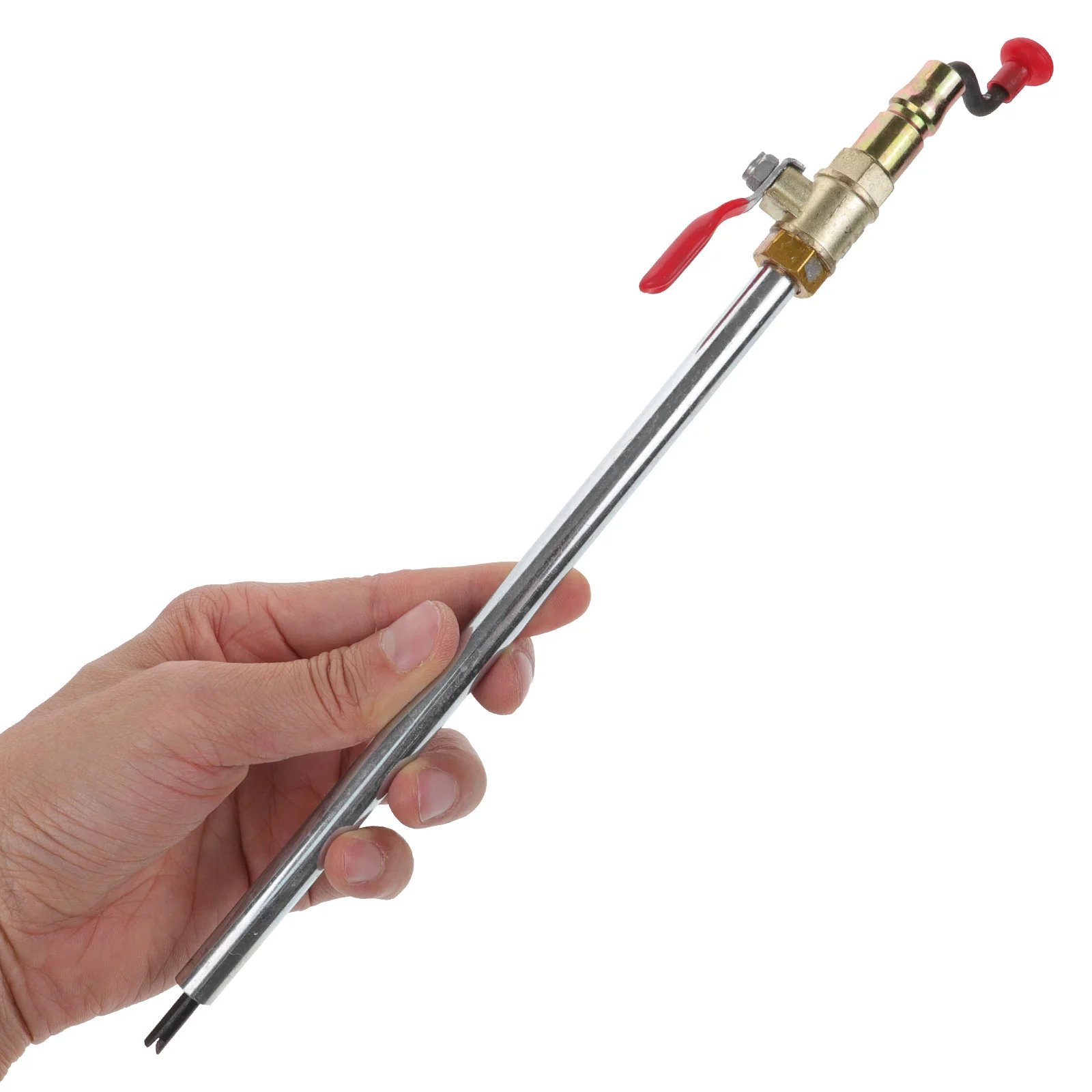 

Quick Car Tire Inflator Air Nozzle for Truck Compressor Hand Crank Tire Chuck Straight Air Chuck Tyre Inflator