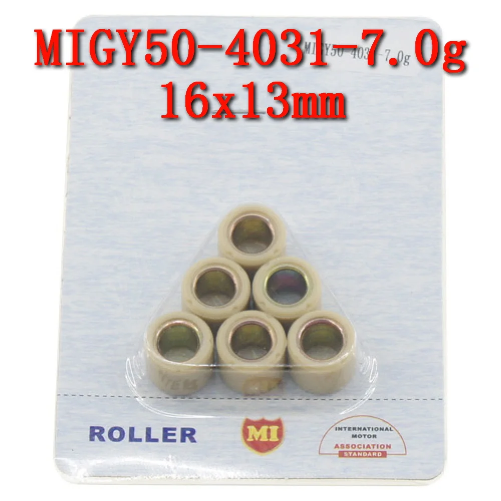 16x13mm Variator Slider Roller Weight for GY6 50 50CC 139QMB Chinese Scooter Moped DIO Lead 100 110 SCV100 SH50 SKY 50
