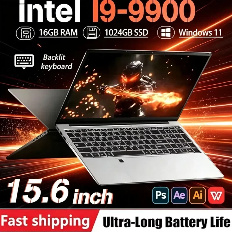 New Ultra Slim Windows 11 Laptop Computer 15.6