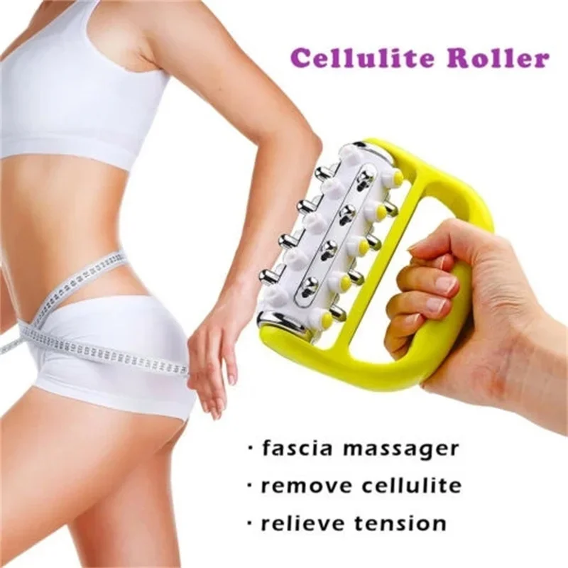 Cellulite Massager Roller Fast Anti Cellulite Roller Handheld Anti Cellulite Massager Leg Abdomen Neck Face Lifting Tools Roller