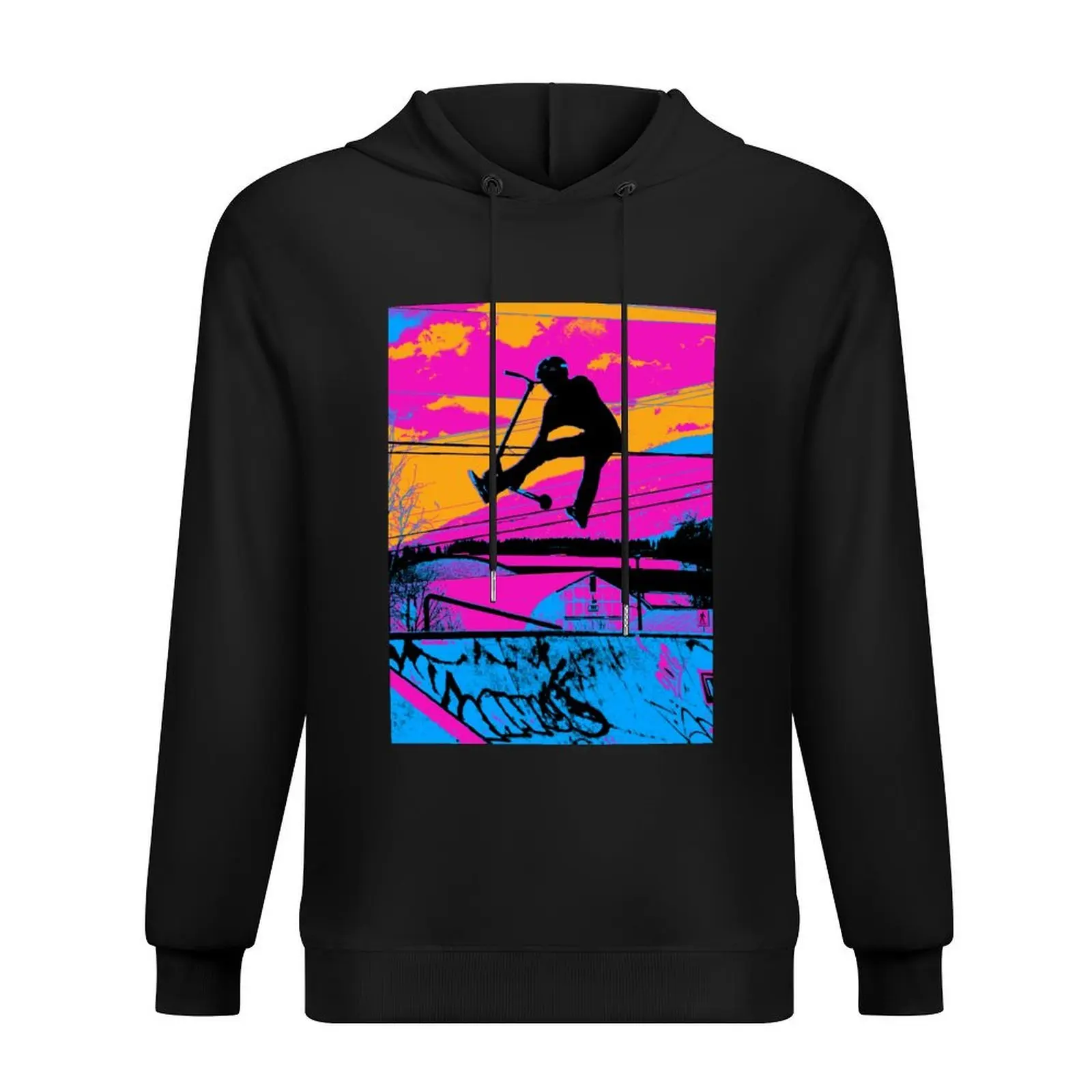 Let's Fly! - Stunt Scooter Hoodie mens clothes men's clothing men's sweat-shirt men's sweat-shirt set hoodie