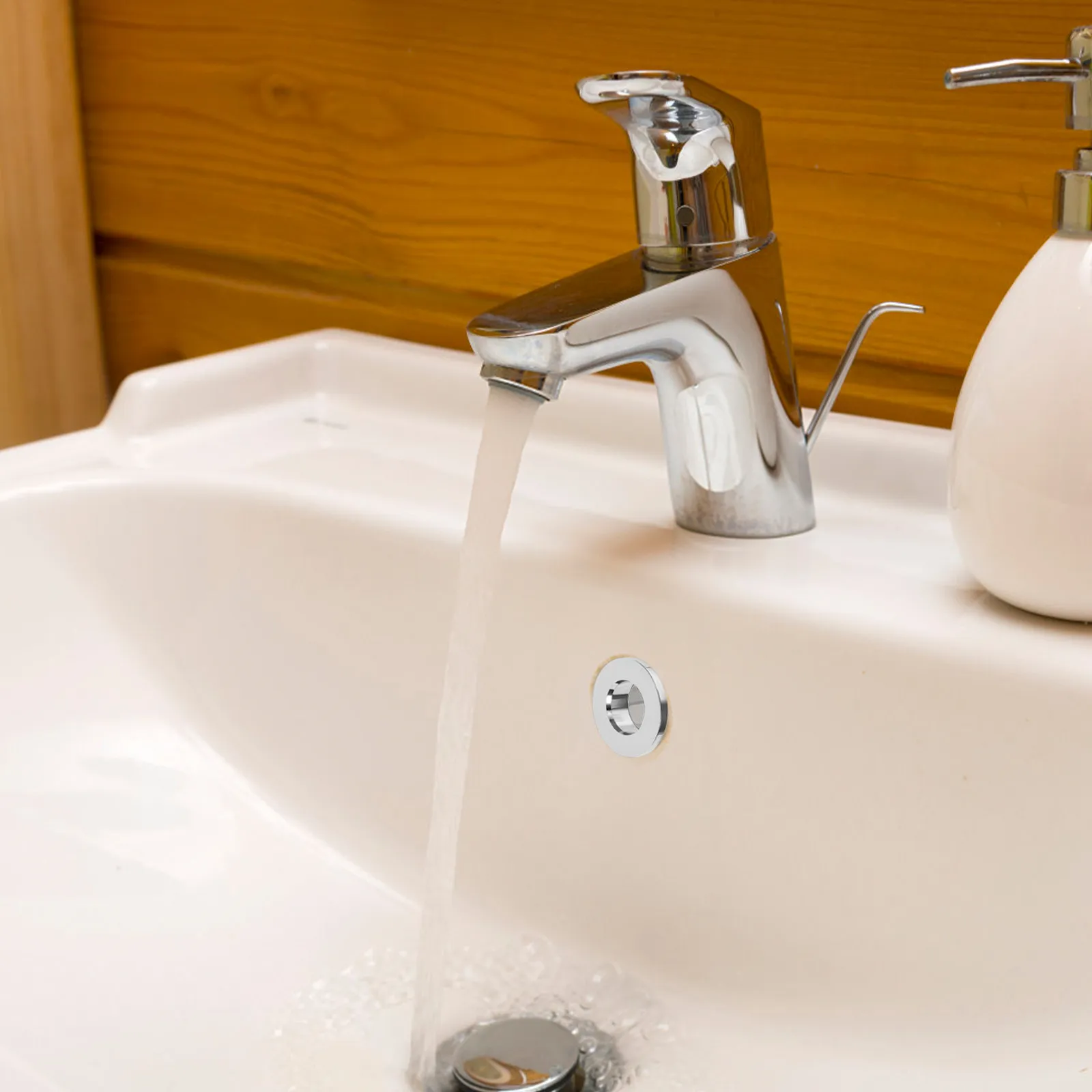 

Круглая декоративная заглушка для сливного отверстия раковины в ванной, предотвращающая проливание, простая установка, сменные детали, совместимые с [номер модели/бренд]