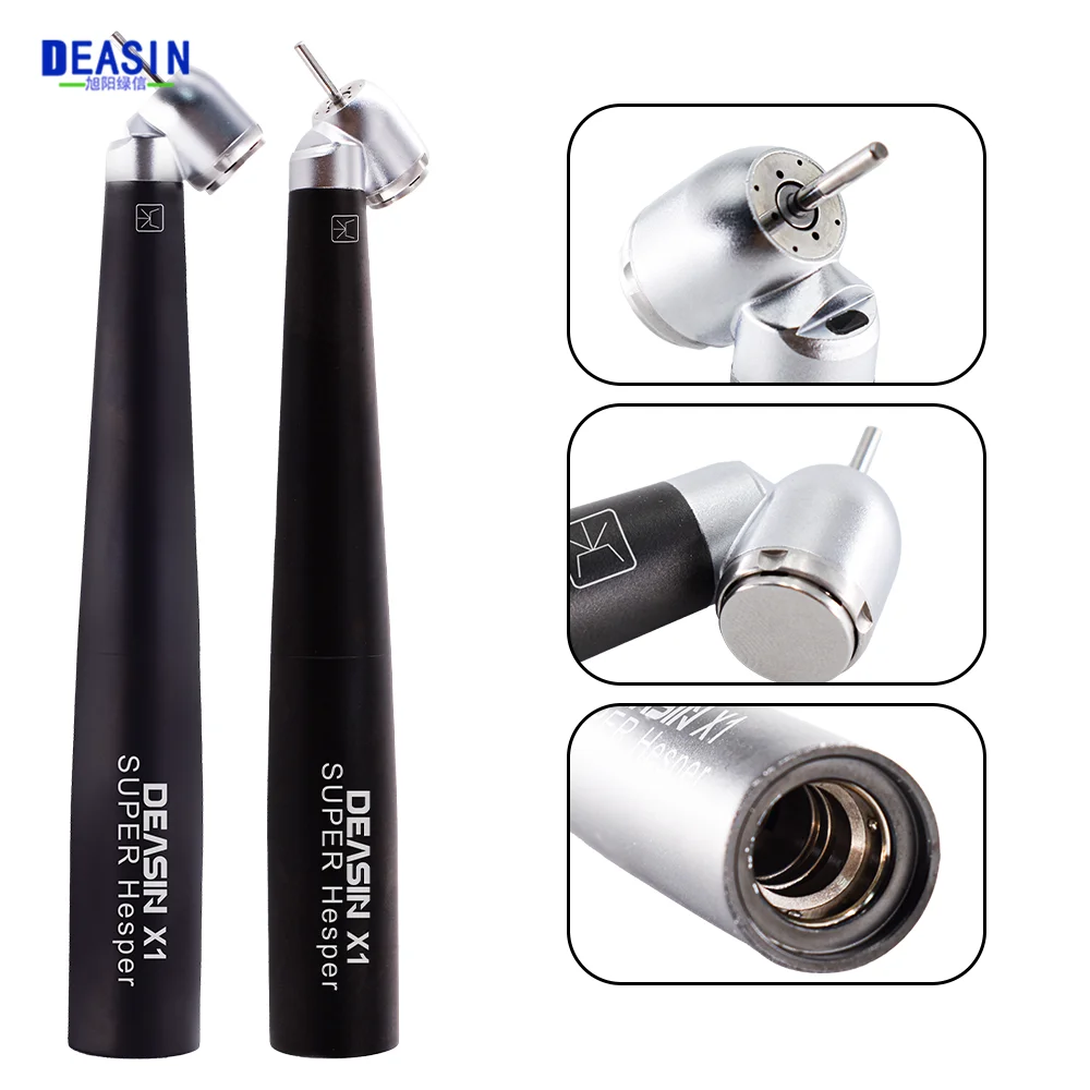 Dental 45 Degree Angle Head High Speed Steel Body Drill With Optic Fiber Surgery Handpiece Compatible for KAVO Led Coupler