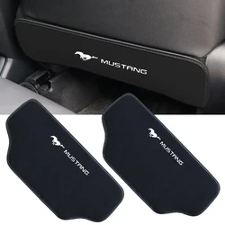 1pcs Car Back Protector Cover Seat Back Mat Anti-Kick Cushion Pads For Ford Mustang GT 2020 2019 2018 2017 2016 SHELBY Accessory