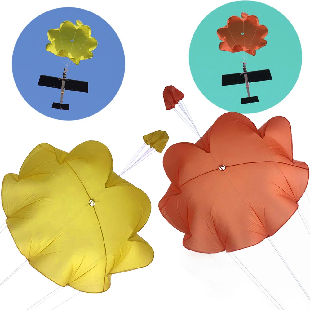 

Нейлоновый парашют модели самолета со шнурком 4-15 кг для защиты посадки БПЛА на открытом воздухе