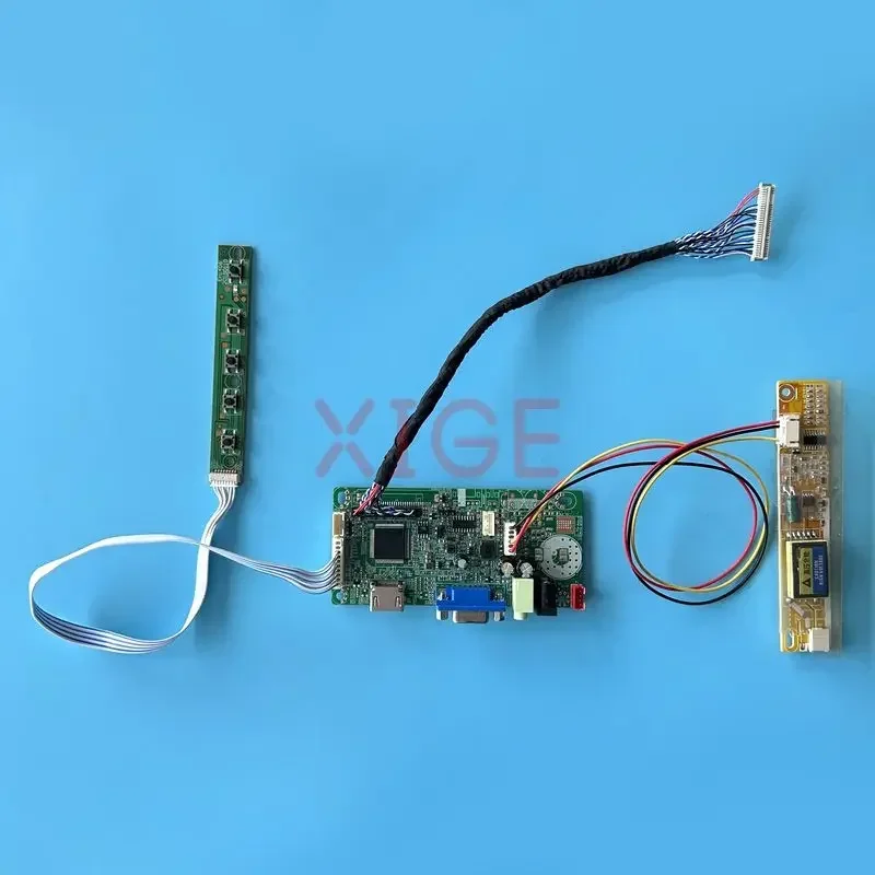 

Для HT14P12 IASX16C LP141E2 плата драйвера контроллера ЖК-экрана 1CCFL дисплей 30-контактный LVDS VGA 1400*1050 HDMI-совместимый комплект DIY