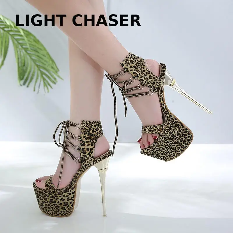 

New Brand Women Sandals Summer Shoes Sexy Thick High Heels Platform Dress Party Wedding Shoes Woman Pumps Strappy Sandals Female