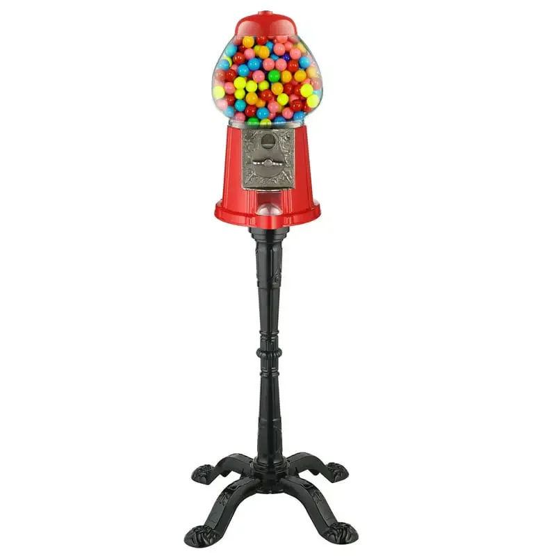 

Vintage Candy Gumball Machine & Bank with Stand by
