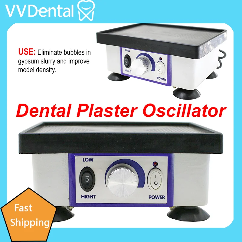 120W Dental Plaster Oscillator Vibrating Platform Laboratory Equipment for Testing Dental Material Dental Plaster Vibrator Small