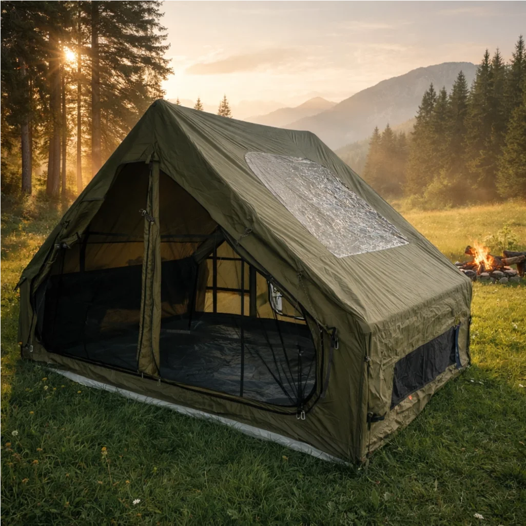 

Надувная палатка для кемпинга на 3-4 человек, водонепроницаемая, из оксфордской ткани, портативная, быстросборная, для семейного отдыха на природе