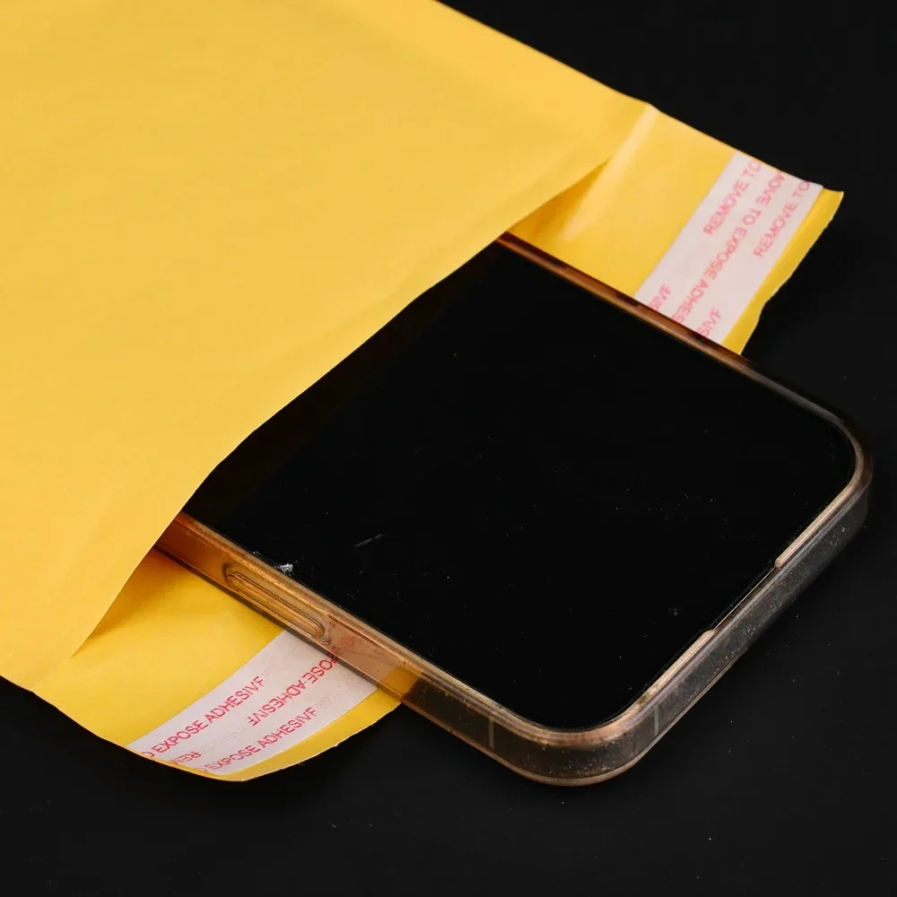 Kraft Bubble Mailers Amplop Tas Tahan Air Spesifikasi Berbeda Amplop Pengiriman untuk Kemasan Hadiah Bisnis 40-10PCS