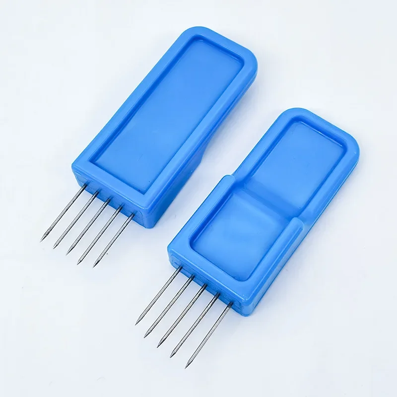 Shaving Clay Plastic Joint Handle Pottery Tool Shaving Five-needle Texture Brush Bonding Clay Body Sticking Five-pin Scraper