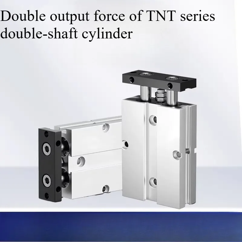TN Air Cylinder 2-Rod Double Axis Acting Type Pneumatic Air Cylinder With Magnet Stroke 10-90 Bore10/16/20/25/32/40/50