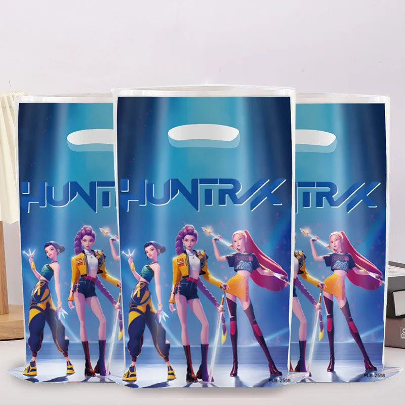 10/50 шт. Kpop Demon Hunters сумка для хранения вечерние сумки Sajaboys сумка для конфет товары для дня рождения украшения подарок для девочек сувениры для вечеринки