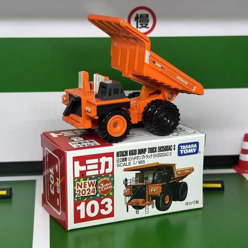 Takara Tomy Tomica No.103 Hitachi Construction Machinery Rigid Dump Truck EH3500AC-3 (Box)Car Alloy Diecast Model Kids Toys Boys