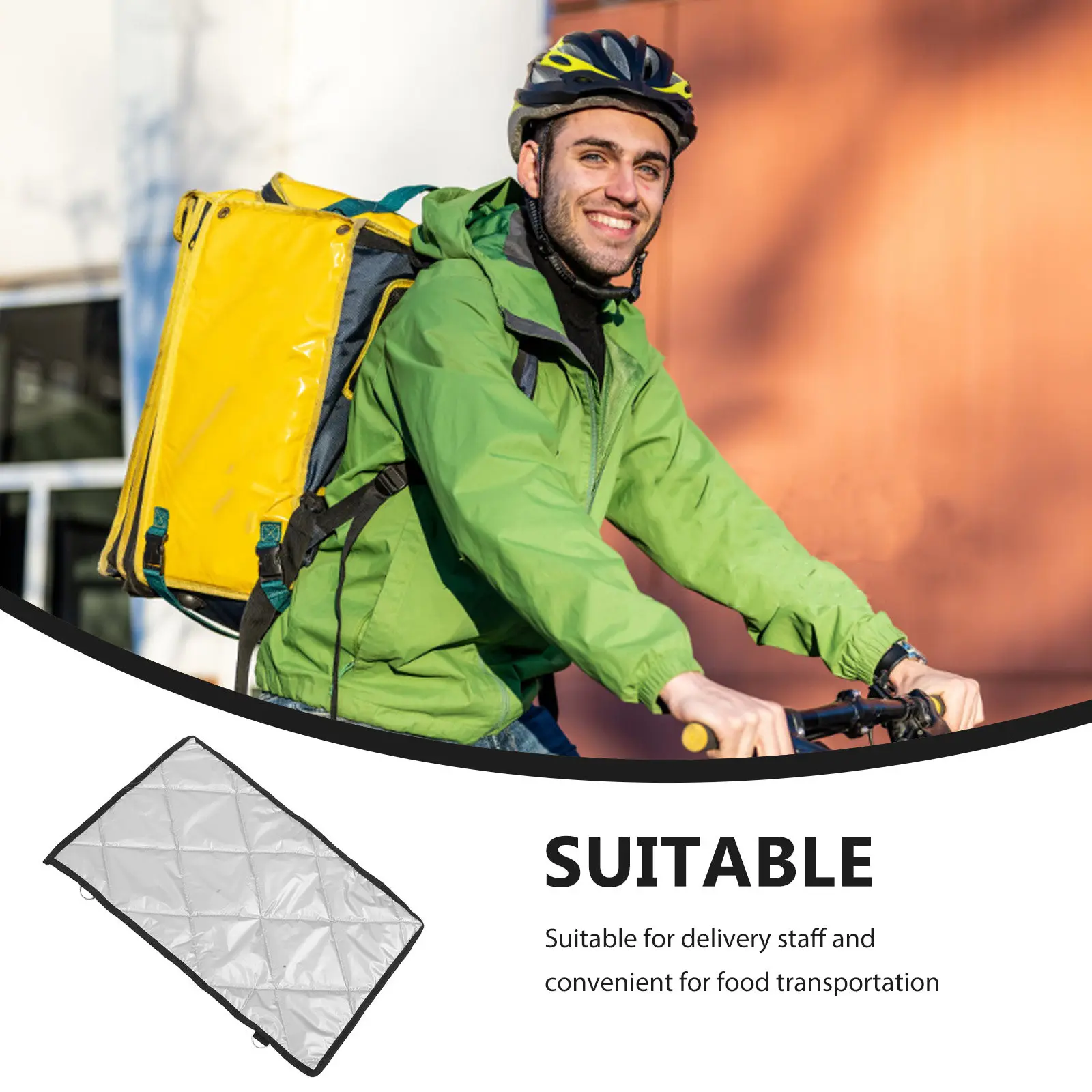 Thick Foldable Insulated Food Cover Thermal Insulation Blanket for Takeaway Bbq Pizza Food Transport Cover Insulated Blanket