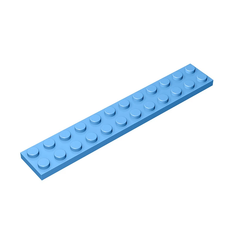 Gobricks GDS-515 placa 2x12 compatível com lego 2445 peças de brinquedos infantis bloco de construção partículas placa diy