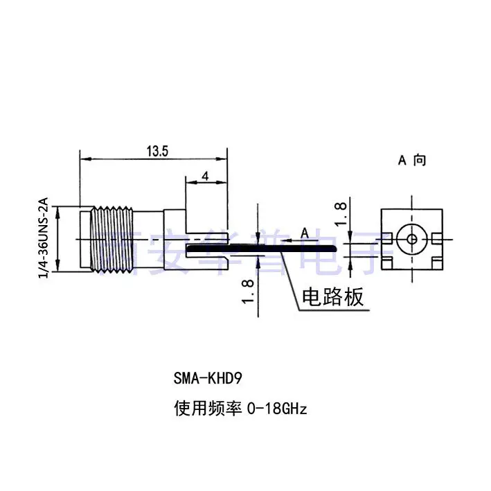 5pcs RF Connector SMA-KHD9 Offset Pin 18G High Frequency Side Sticker SMA-KE Antenna Base PCB Board RF Connector 9A