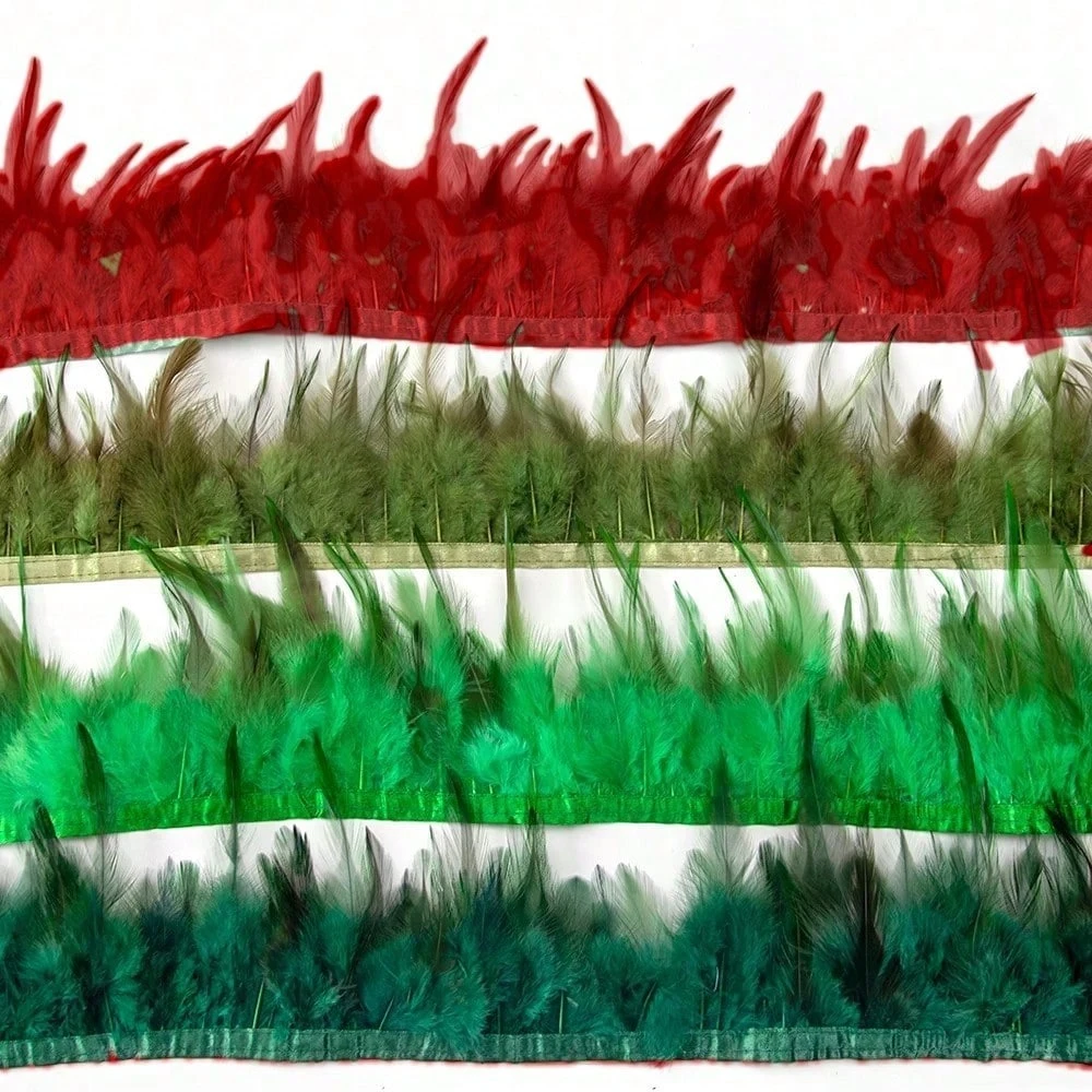 1/5/10Meter Pheasant Feathers Trim 10-15cm Ribbon Fringe for DIY Sewing Clothing Feathers Wedding Dress Decoration Crafts