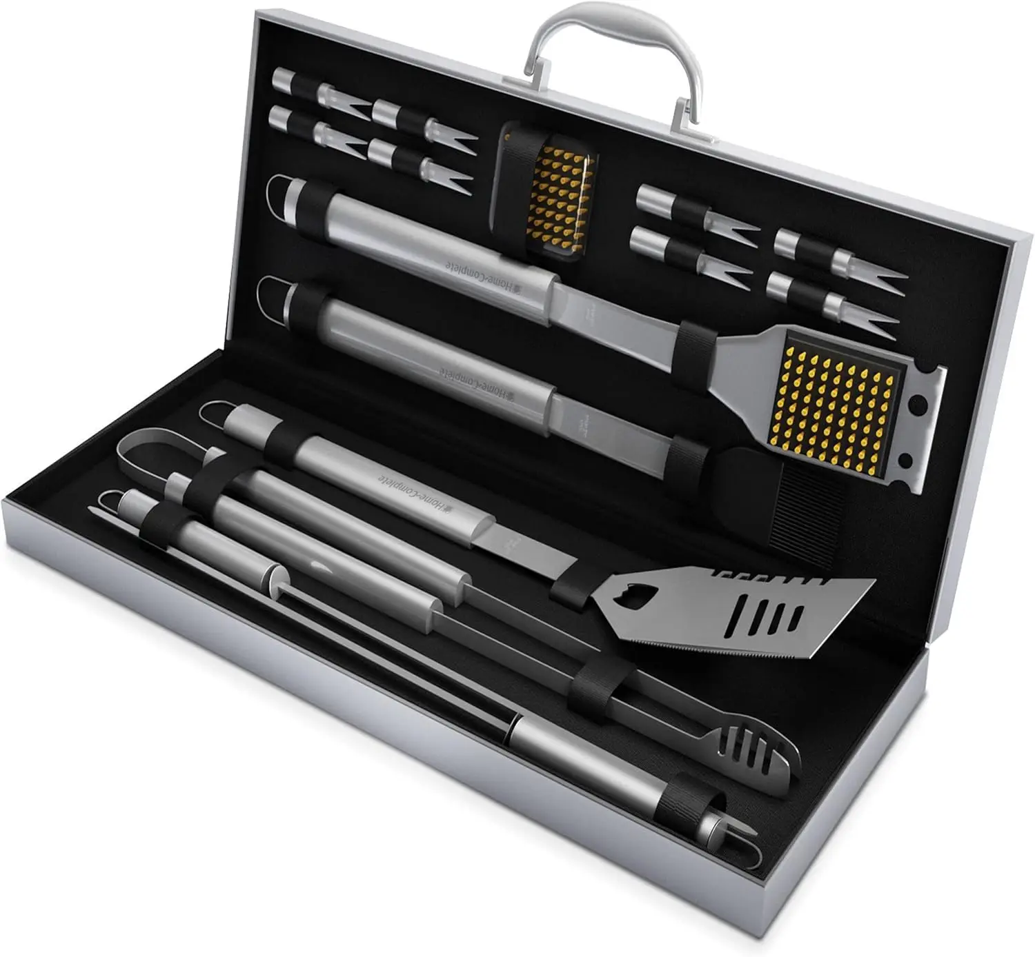 

16-Piece BBQ Grill Accessories Set with Aluminum Case - Perfect Gift for Father’s Day or Birthday