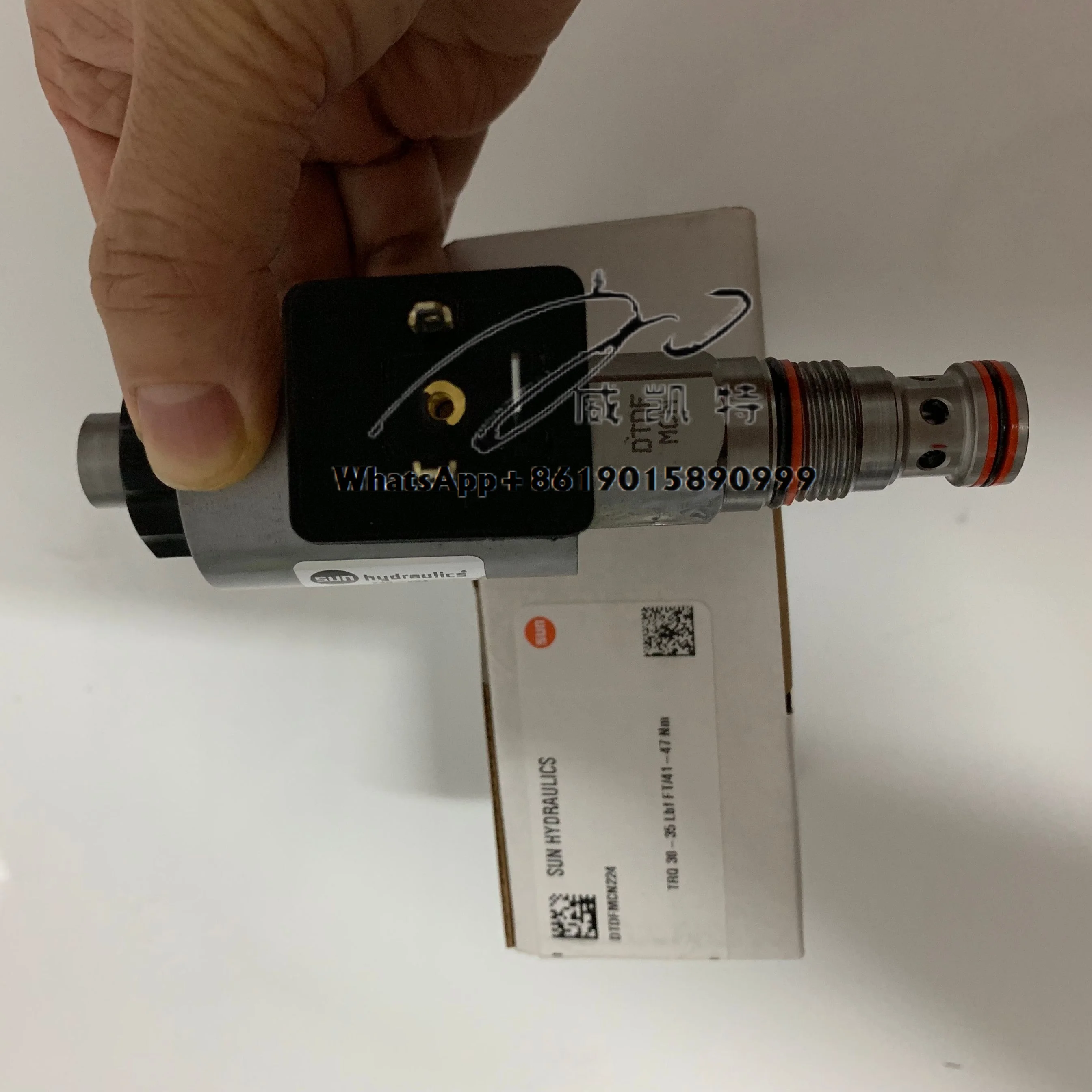 DTDF-MCN224 DTDFMCN224 DTDF-MCN-224 SUN Hydraulics 2-way, Direct-acting, Solenoid-operated Directional Blocking Poppet Valve