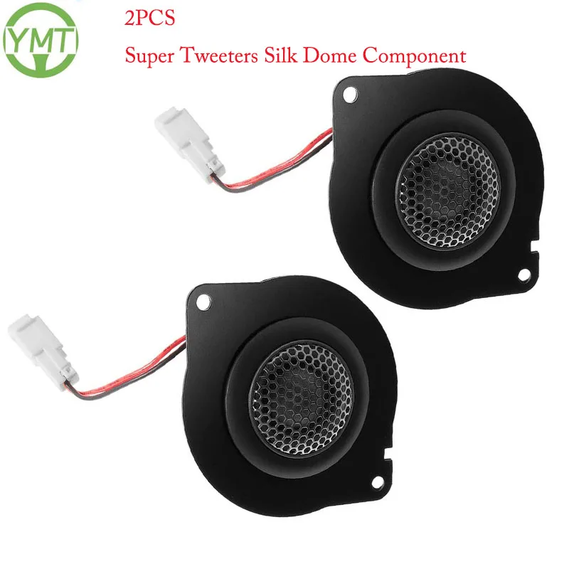 2PCS Super Tweeters Silk Dome Component A Pillar Speaker Top Roof Speaker Audio Surround for Jeep Wrangler JL JLU JT 2018-2022