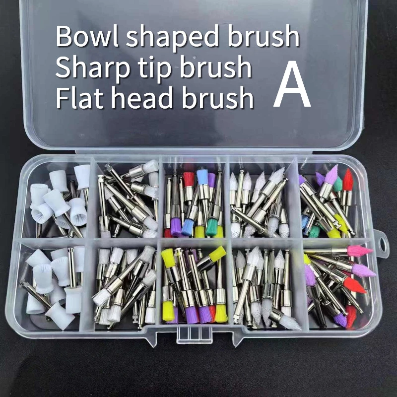 

Dentistry Polishing Brush Polishing Cup Bowl Shaped Sharp Tip Flat Head Umbrella Suit Dental Cleaning Clean Oral Cavity Tools